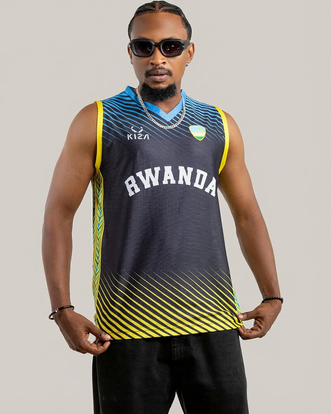 RWANDA Basketball Black