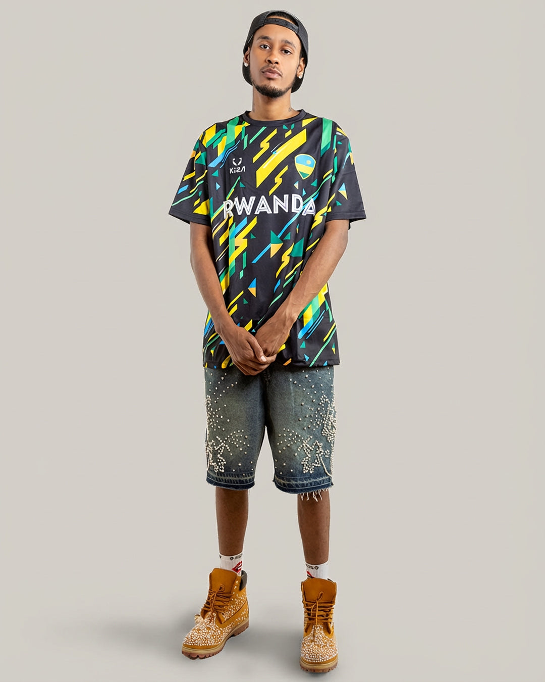 RWANDA Colors Football Jersey